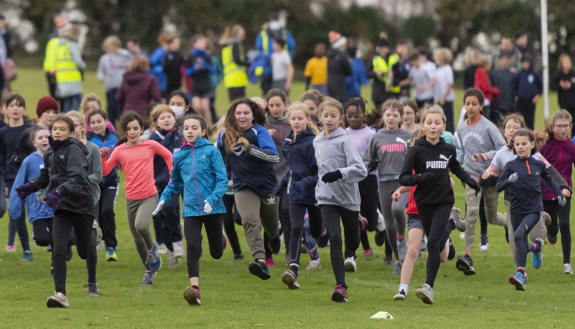 Cambridge School Sports Partnership cross country The Netherhall School . Picture: Keith Heppell. (53360772)