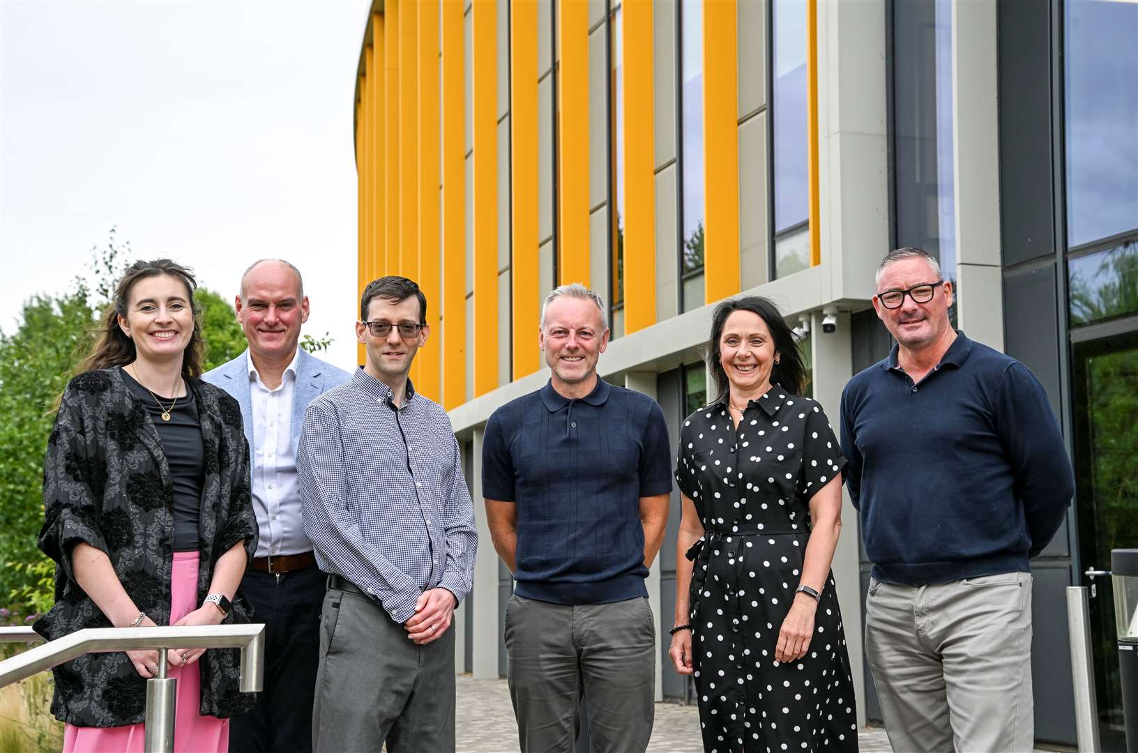 At The Bradfield Centre are, from left, Natalie Dix, Jonathan Greenhalgh, Paul Brackley, David Culley, Lisa Jackson and Ricky Allan. Inset, fellow judge Richard WatsonPictures: Keith Heppell