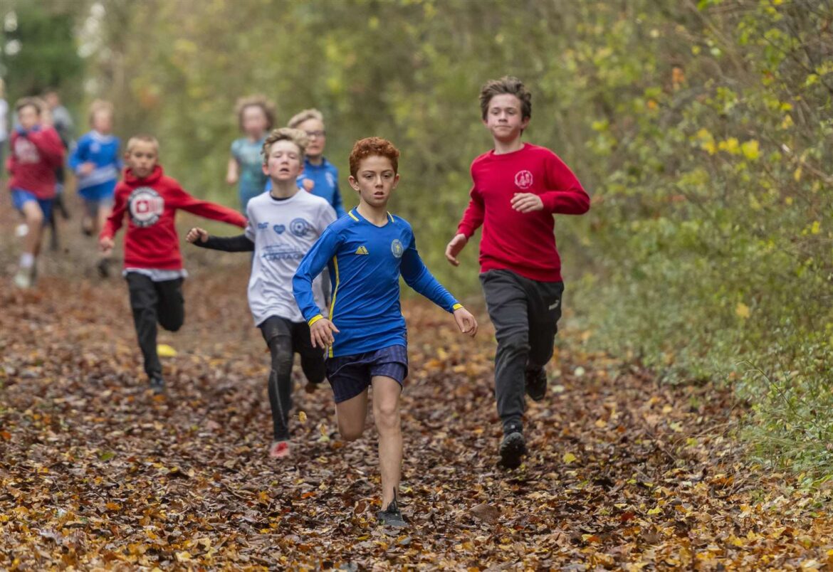 Pupils pull on the trainers for Cambridge School Sports Partnership Inter-School Cross Country