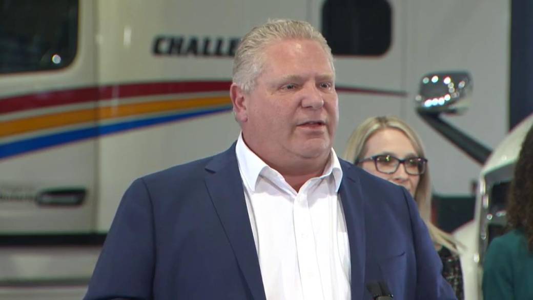 Click to play video: 'Ontario added almost 100,000 net new jobs in the past 3 months of 2018: Ford'