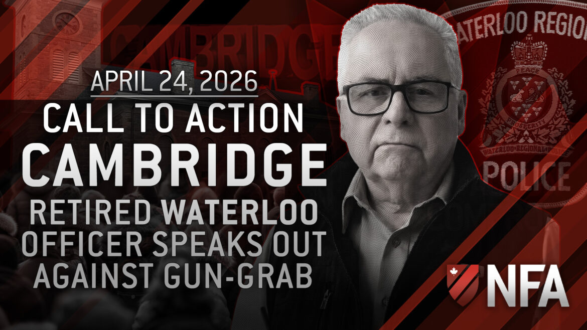Call To Action Cambridge! Former Police Officer Speaks Out against the Gun Grab